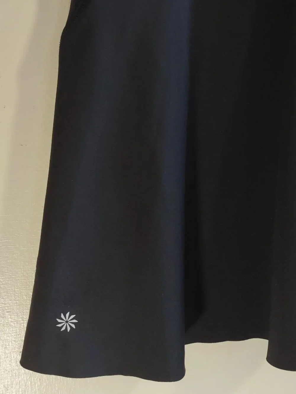 Athleta Ace Black Tennis Dress Sz Small Active Wear 1/4 Zip Sleeveless Golf - Picture 7 of 9